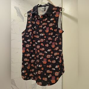 Blackmilk Stranger Things Cuter Things Business Time Sleeveless Shirt